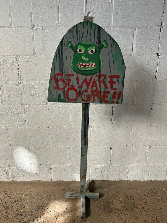 Shrek Ogre Sign