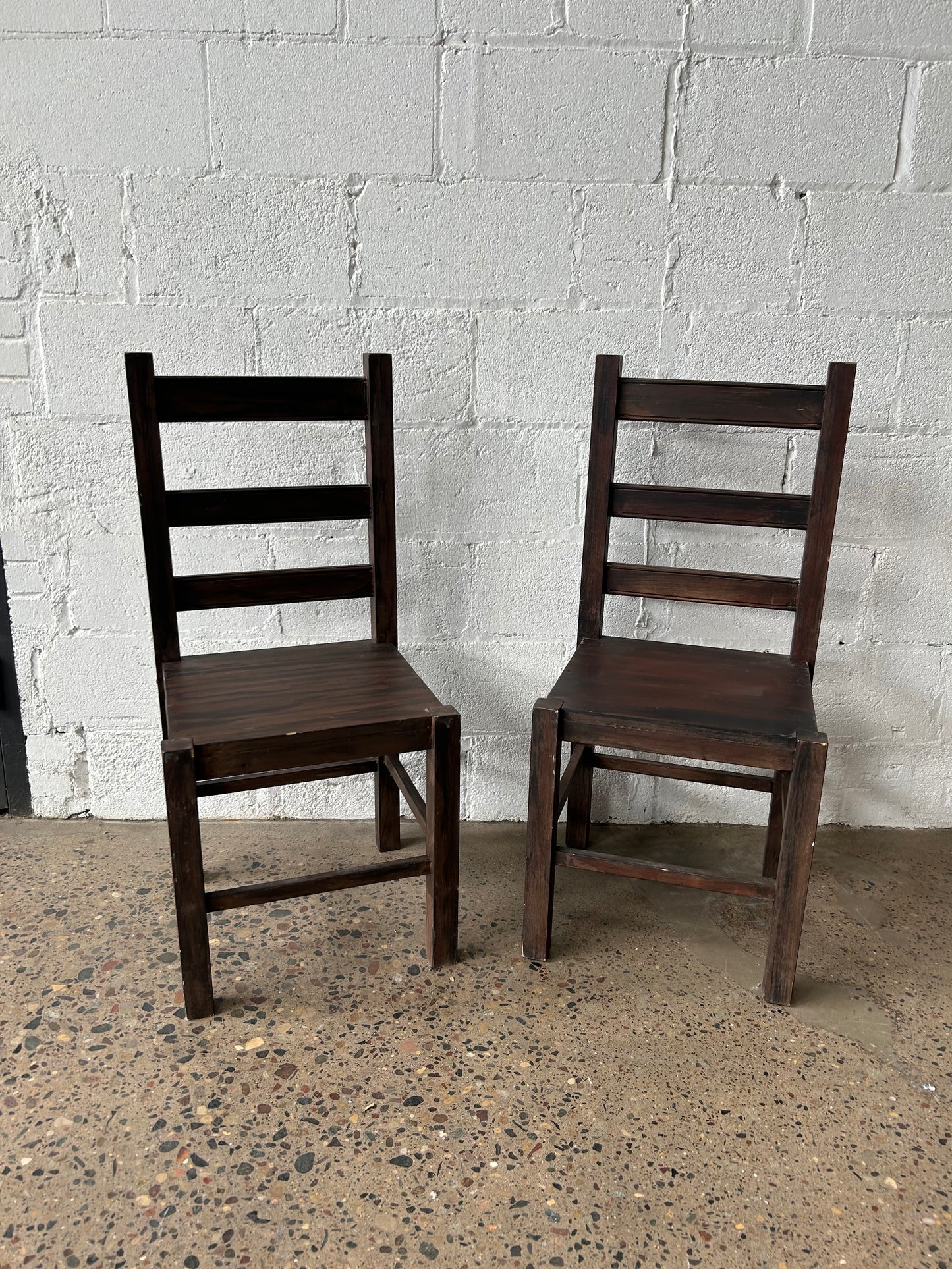 Plain Ladder Back Chairs (set of 4)