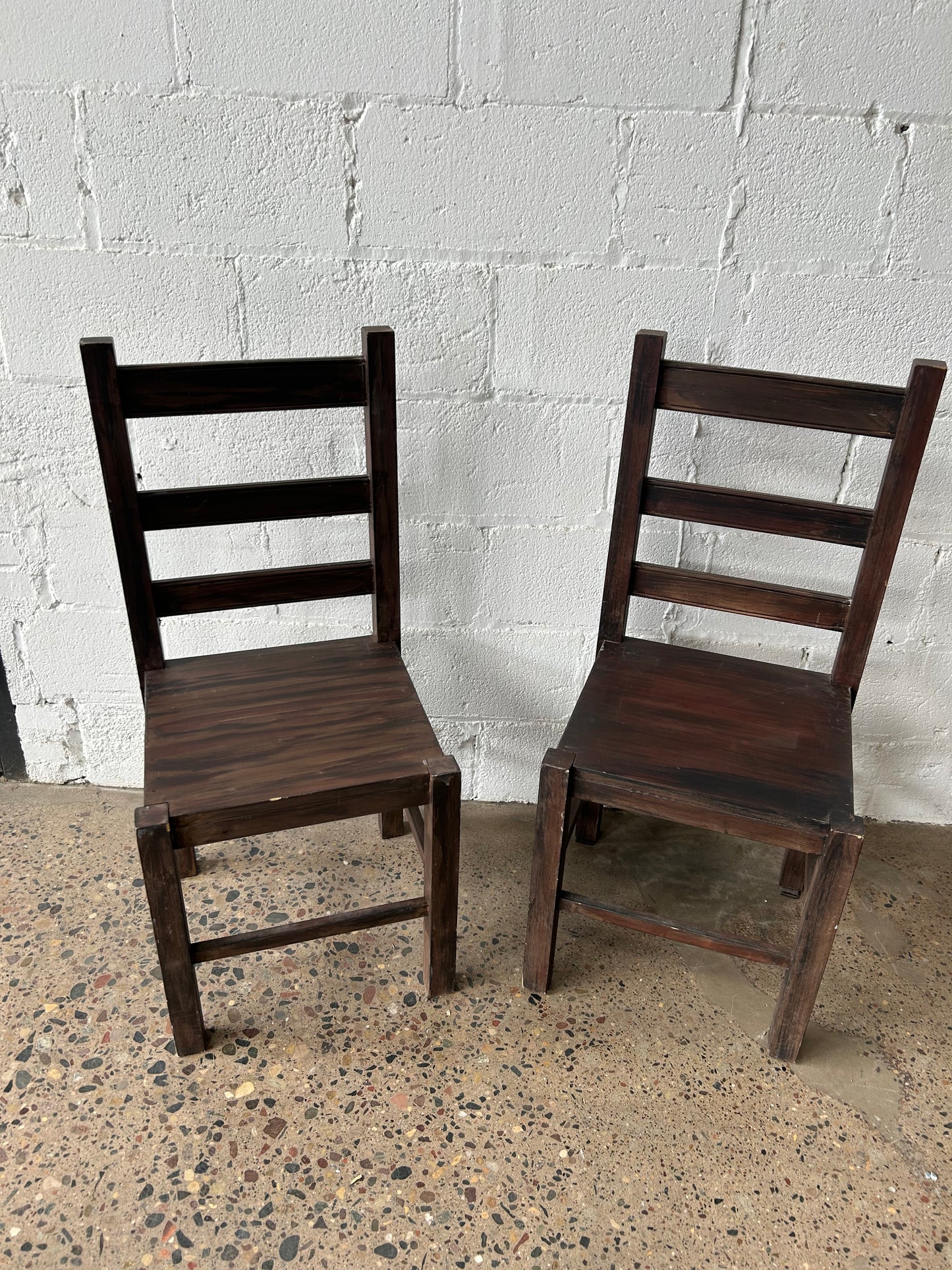 Plain Ladder Back Chairs (set of 4)