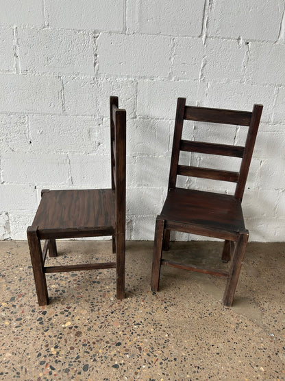 Plain Ladder Back Chairs (set of 4)