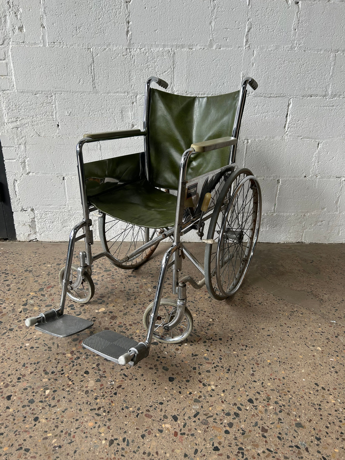 Green Vintage Wheelchair