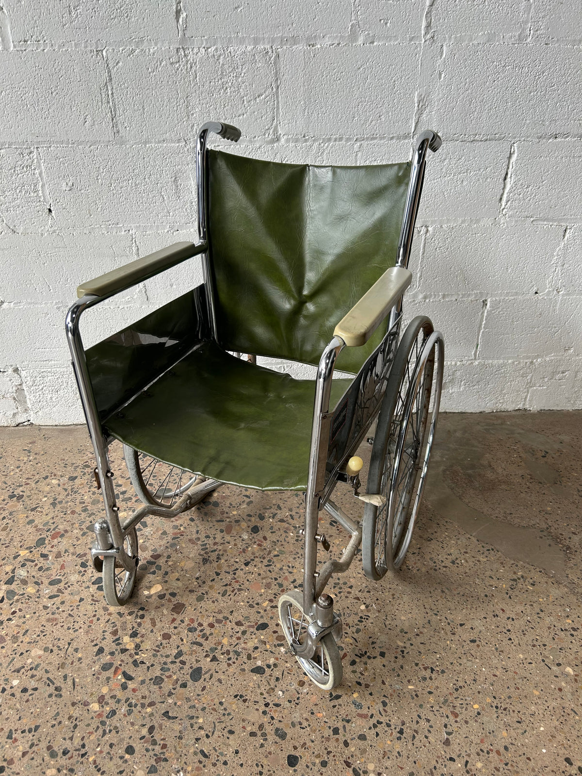 Green Vintage Wheelchair