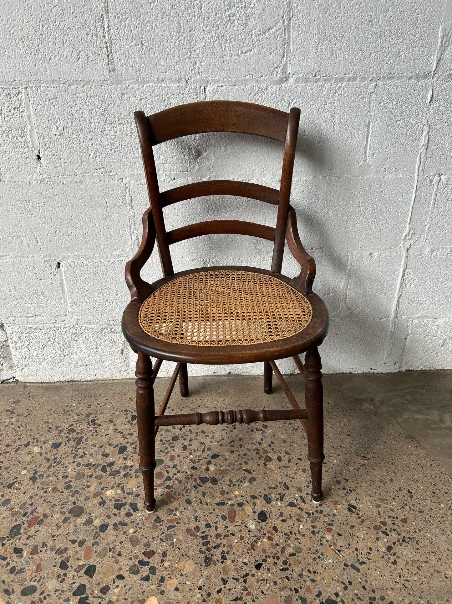 Round Cane Seat Chair