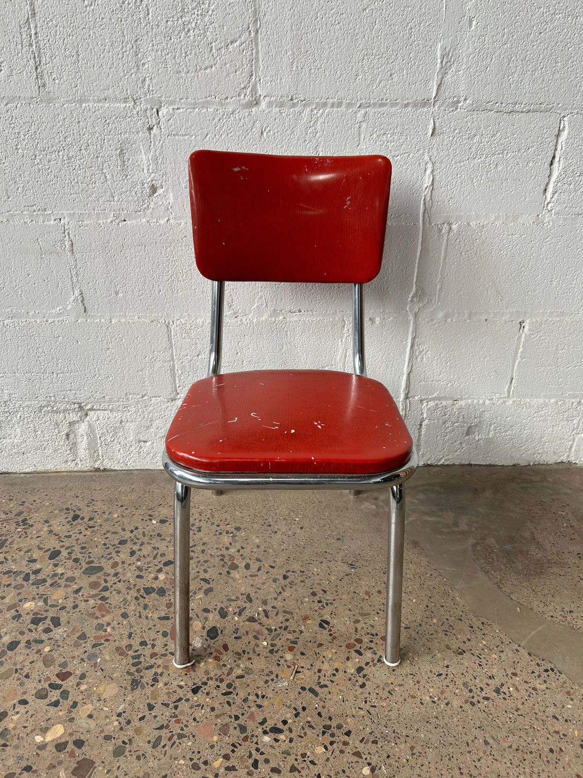 Red Sparkle Vinyl Chair (set of 3-4)