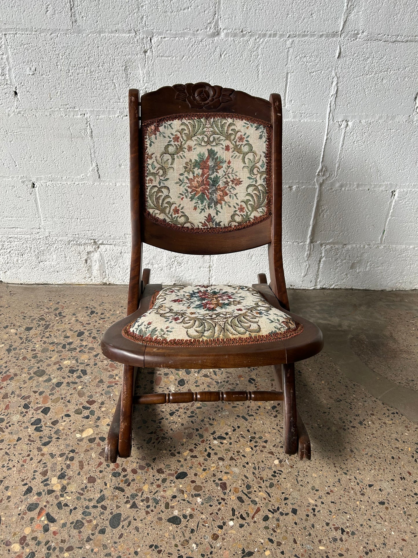 Folding Victorian Rocking Chair