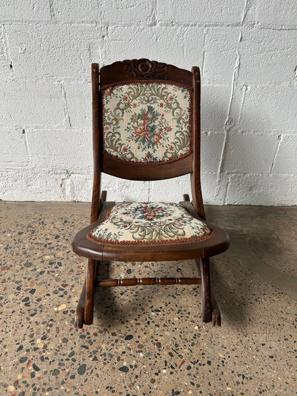 Folding Victorian Rocking Chair