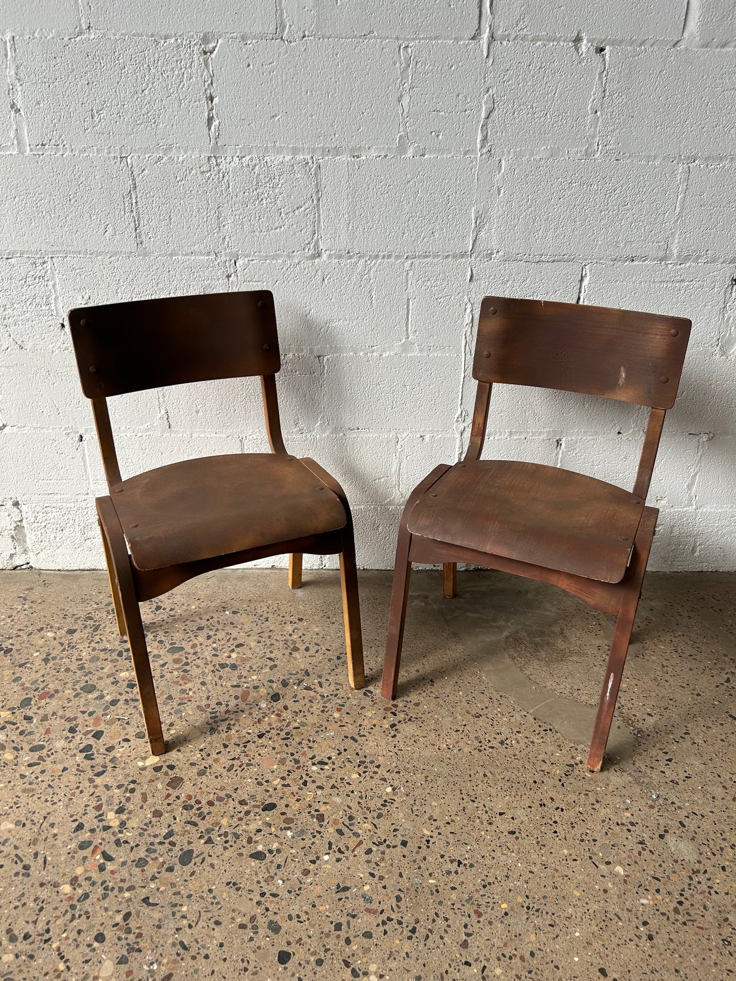 Low Back Minimalist Dining Chairs (set of 4)
