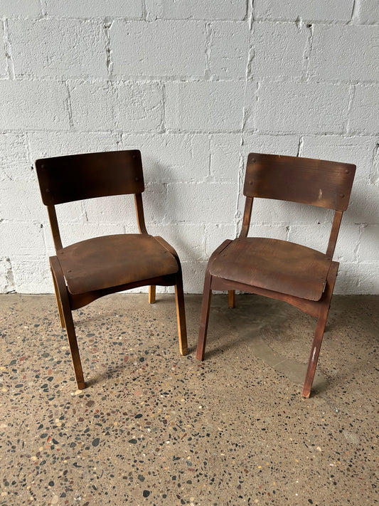 Low Back Minimalist Dining Chairs (set of 4)