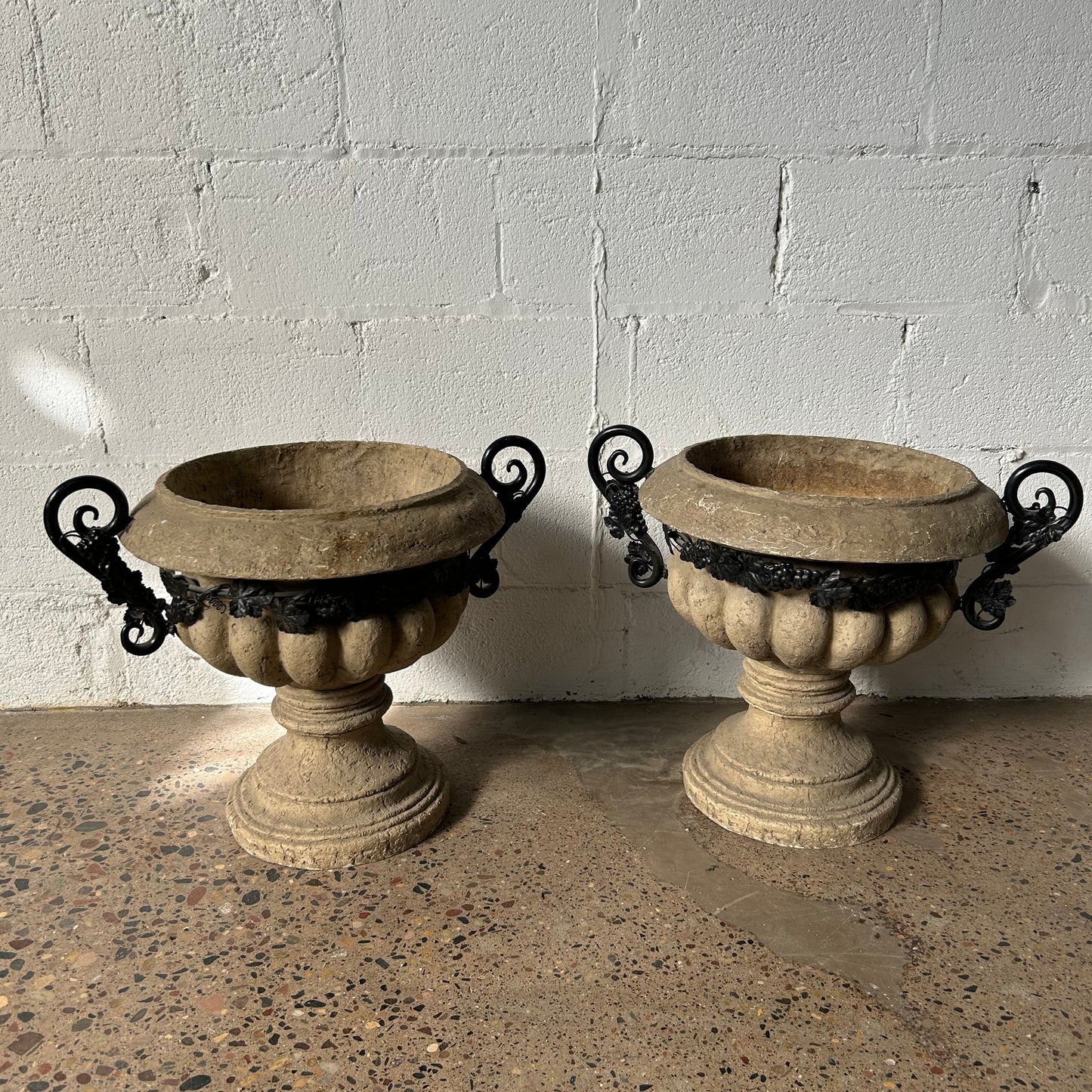 Concrete Urn- Set of 2