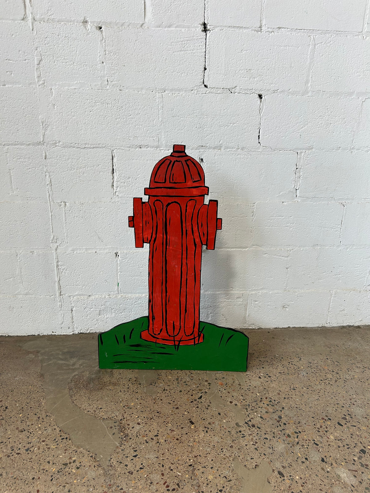 Fire Hydrant Cut-out Flat- Charlie Brown