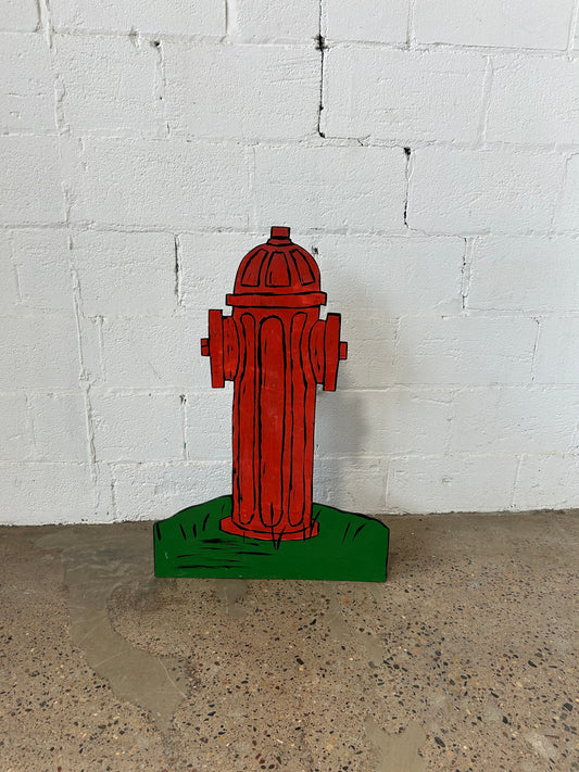 Fire Hydrant Cut-out Flat- Charlie Brown
