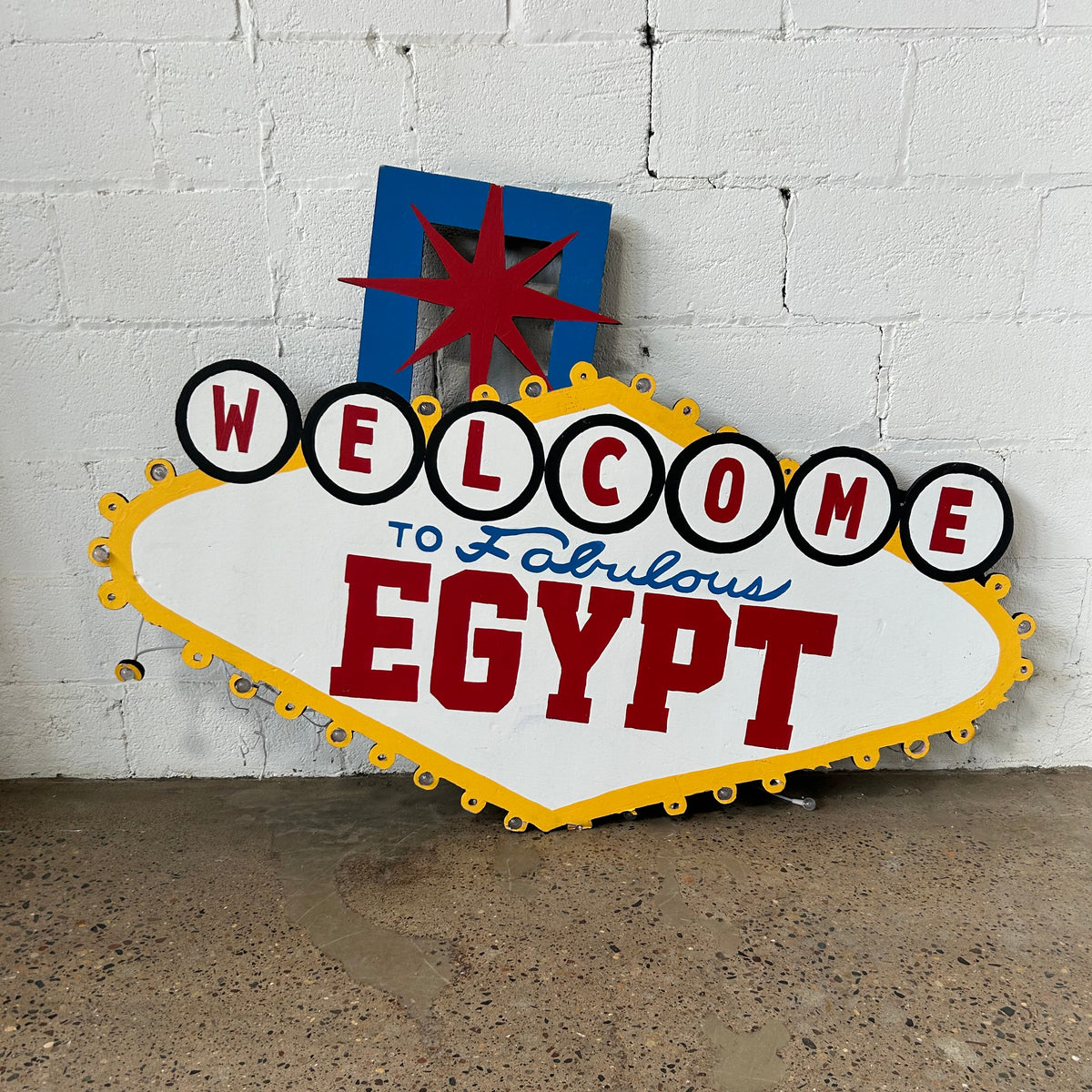 Joseph Foam Egypt Sign