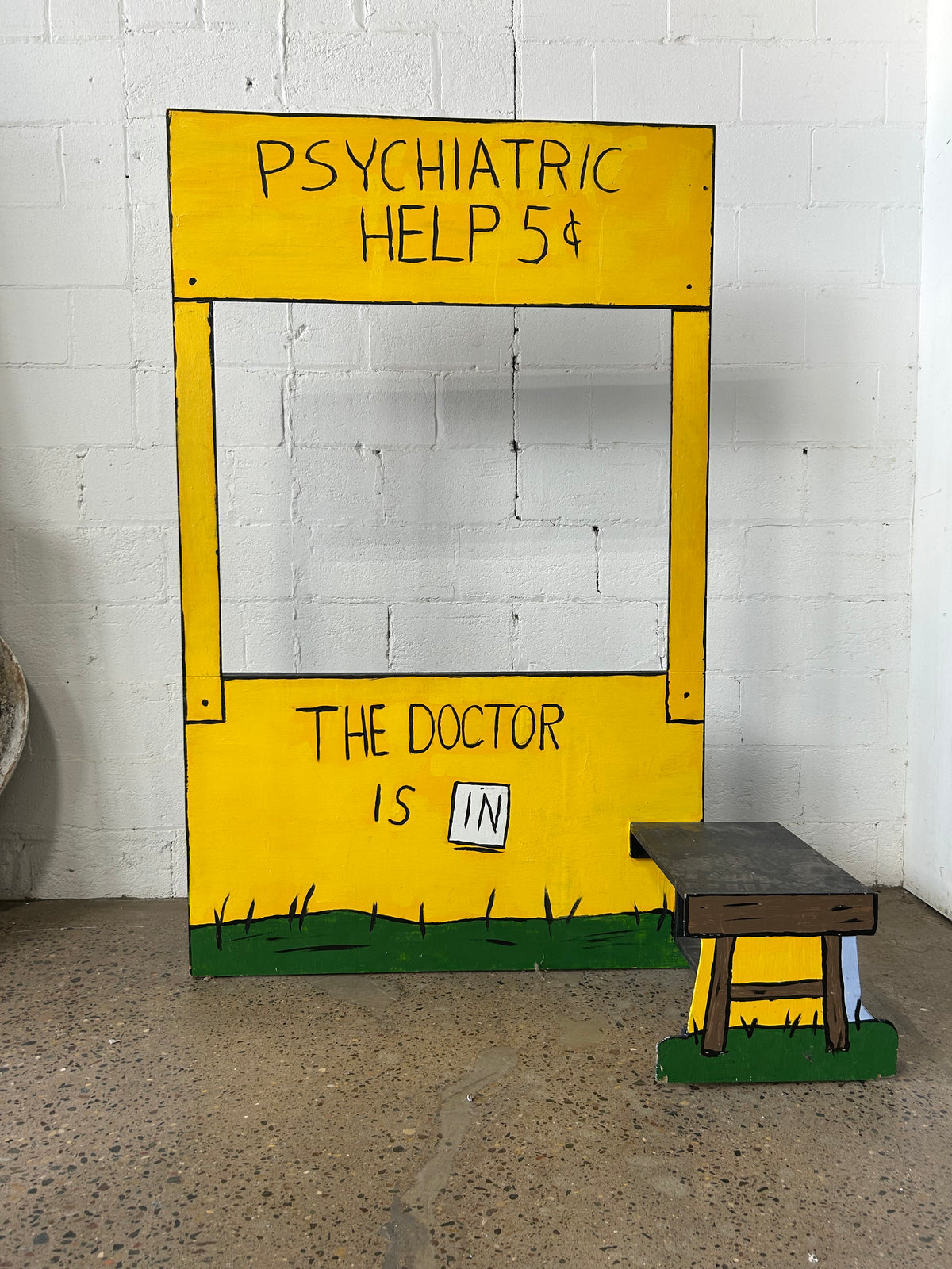 Psychiatric Booth- Charlie Brown