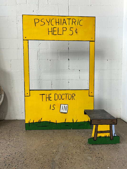 Psychiatric Booth- Charlie Brown