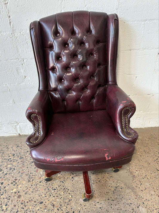 Burgundy Executive Chair