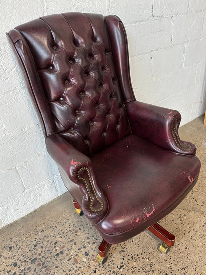 Burgundy Executive Chair