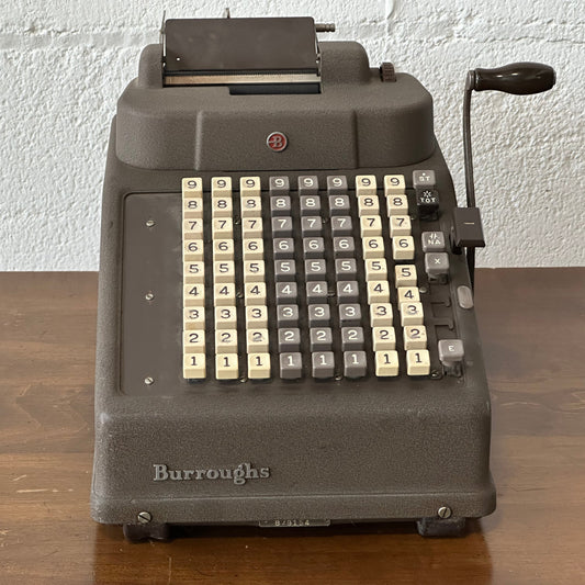 Grey Burroughs Adding Machine