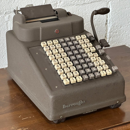 Grey Burroughs Adding Machine