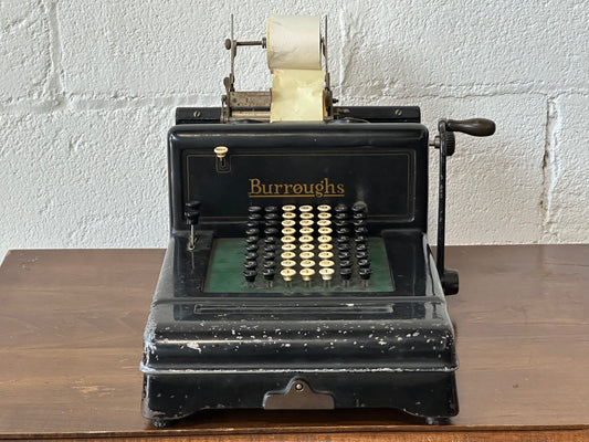 Black Burroughs Adding Machine