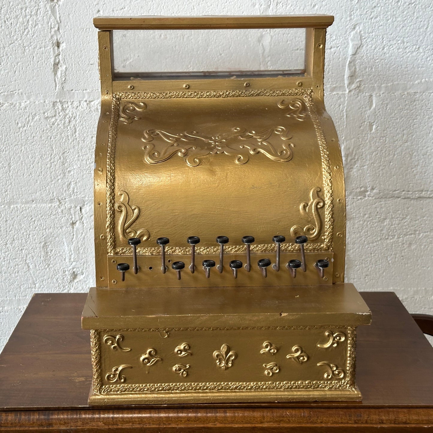 Gold Faux Cash Register