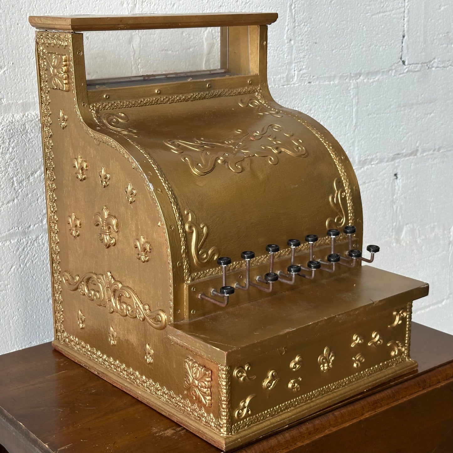 Gold Faux Cash Register