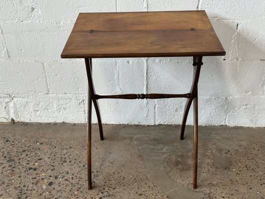 Folding Wood Side Table
