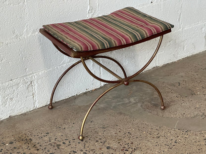 Bronze Curved Stool