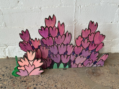 Purple Tulip Cutout