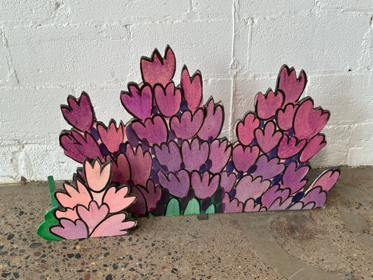 Purple Tulip Cutout