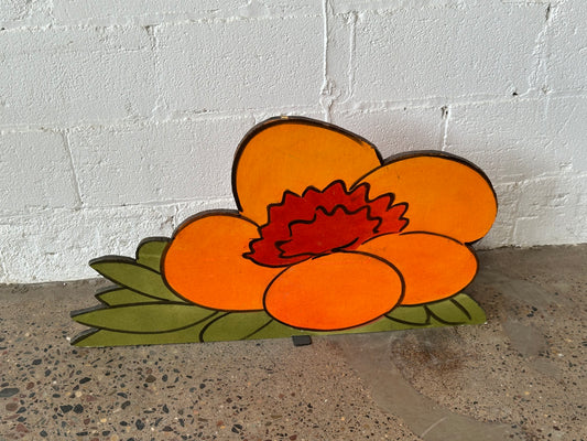 Orange Flower Cutout