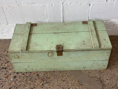 Green Crate with Latch