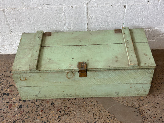 Green Crate with Latch