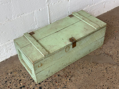 Green Crate with Latch