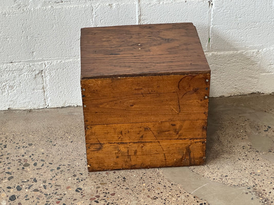 Wooden Box with Removable Lid