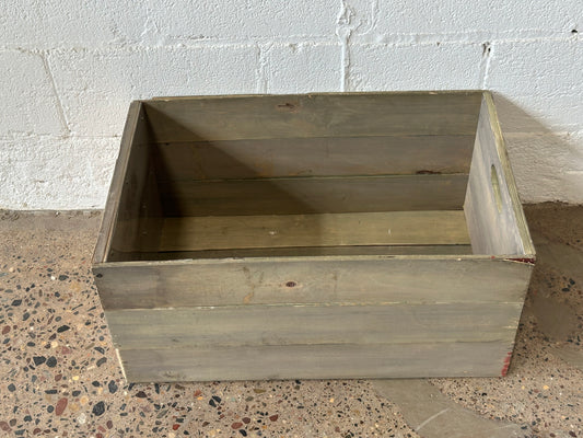 Grey Crate with Handles