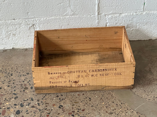 Chateau Carbonnieux Wood Box
