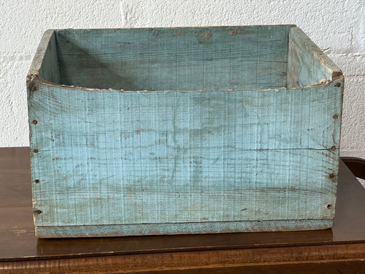 Blue Open Top Crate
