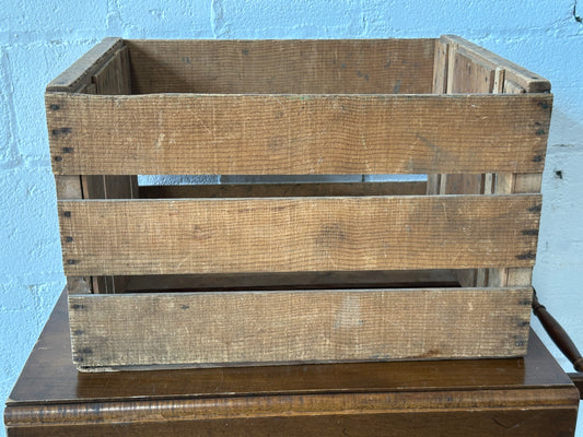 Wooden Open Slat Crate