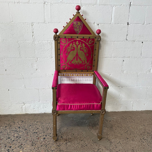 Medieval Pink Throne