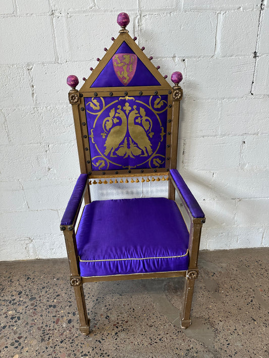 Medieval Purple Throne