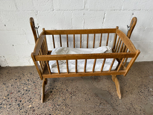Wooden Rocking Bassinet