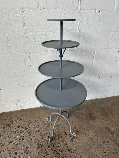 Gray Cake Stand