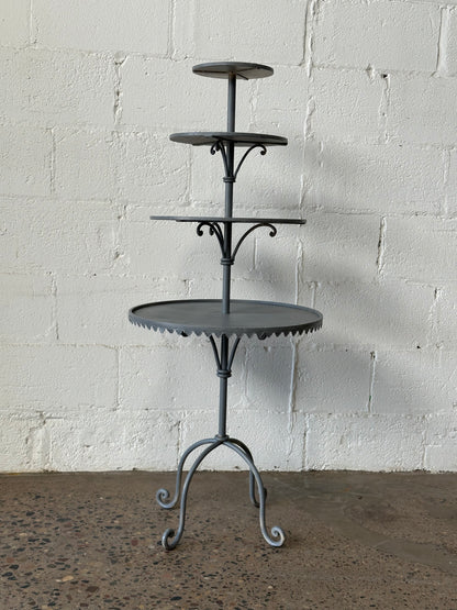 Gray Cake Stand