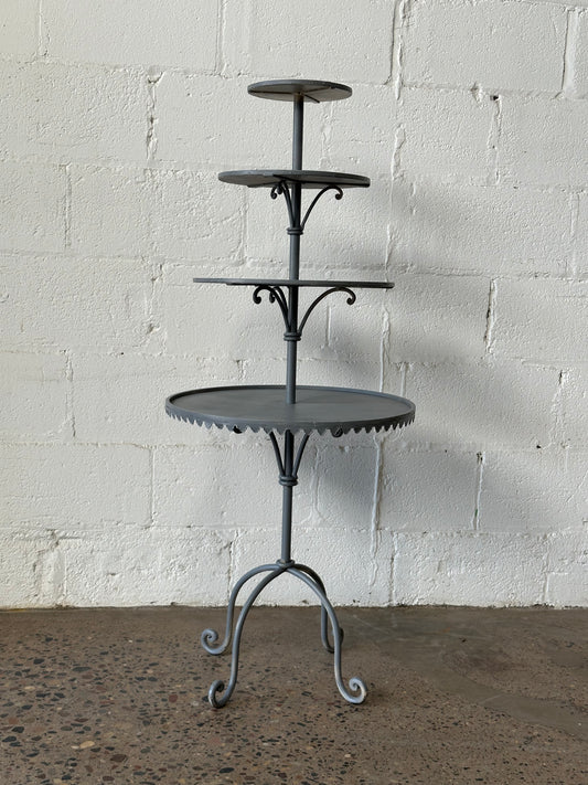 Gray Cake Stand