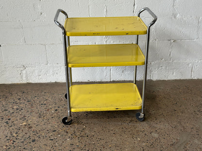 Yellow Metal Cart