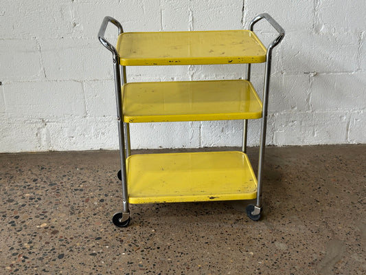 Yellow Metal Cart