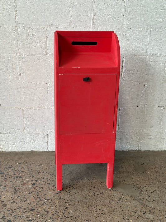 Red Santa Mailbox