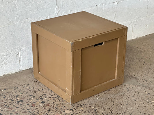 Light Brown Plywood Crate