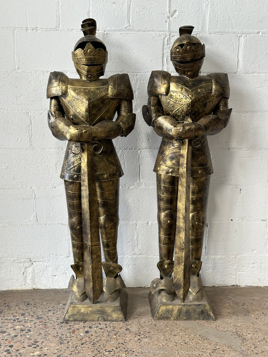 Brass Suits of Armor- set