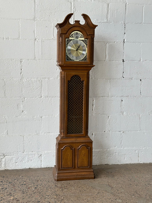Walnut Grandmother Clock